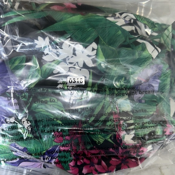 Vintage 90s Paquette Tropical Front Tie Button Up Shirt Large - Picture 8 of 8